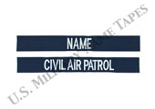 Civil Air Patrol Name and Service Tapes for Sew On