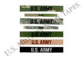 U.S. Army Name and Service Tapes for Sew On
